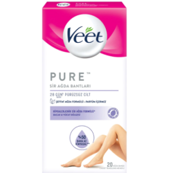 Veet Pure Hipoalerjenik Bacak & Vücut Bölgesi Sir Ağda Bantları 20 Adet