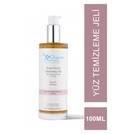 The Organic Pharmacy Rose Facial Cleansing Gel 100 ml