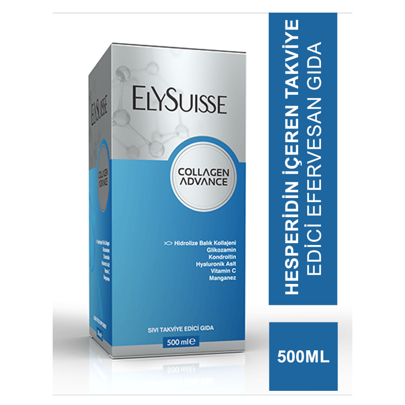 Elysuisse Collagen Advance Sıvı Kollajen Takviye Edici Gıda 500 ml