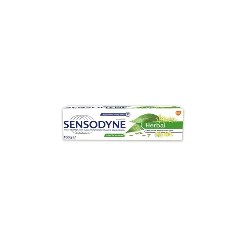 Sensodyne Herbal ( Okaliptus ve Rezene Özlü ) Diş Macunu 100 ml Sensodyne Herbal ( Okaliptus ve Rezene Özlü ) Diş Macunu 100 ml