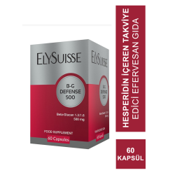 Elysuisse B-G Defense 500 mg Takviye Edici Gıda 60 Kapsül
