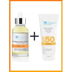 The Organic Pharmacy Spf30+ Güneş Kremi + Vit. C Serum Kofre