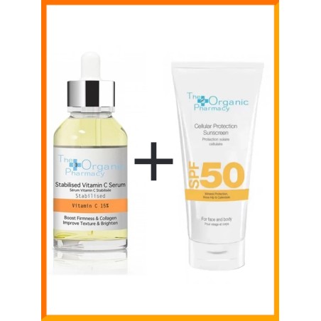 The Organic Pharmacy Spf30+ Güneş Kremi + Vit. C Serum Kofre