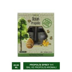 Ocean Propolis Sprey 1+1 ( Bal ve Propolis Aromalı ) 20+20 ml (S.K.T 04-2024)