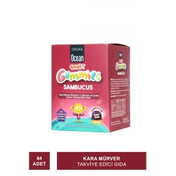 Ocean Smart Gummies Sambucus Takviye Edici Gıda 64 Adet (S.K.T 08-2024)