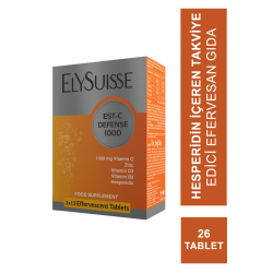 Elysuisse Est-C Defence 1000 mg 26 Efervesan Tablet (S.K.T 12-2022)