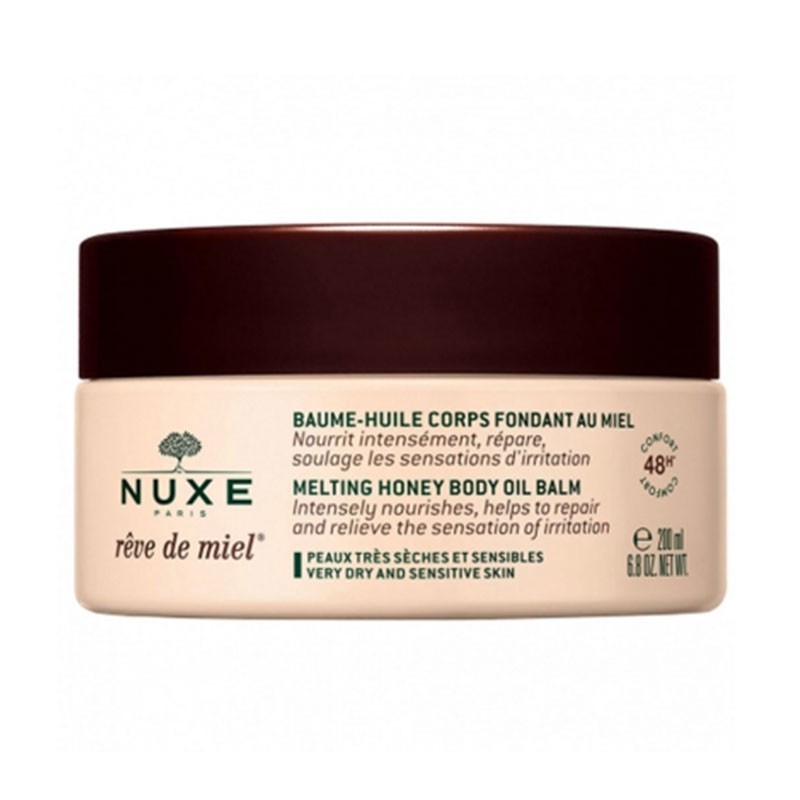 Nuxe Reve De Miel Melting Honey Body Oil Balm Ultra Nemlendirici Yatıştırıcı ve Onarıcı Yağ Krem 200 ml Nuxe Reve De Miel Melting Honey Body Oil Balm Ultra Nemlendirici Yatıştırıcı ve Onarıcı Yağ Krem 200 ml