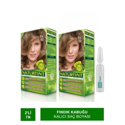 NATURTINT 2'li Set 7 N Fındık Kabuğu kalıcı Saç Boyası
