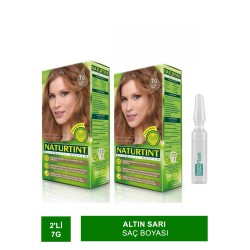NATURTINT 2'li 7 G Altın Sarı Saç Boyası + Martiderm Flash