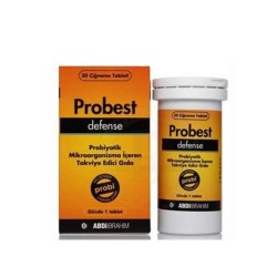 Probest Defence Probiyotik Mikroorganizma İçeren 20 Çiğneme Tableti