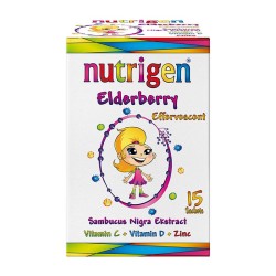 Nutrigen Elderberry ( Kara Mürver ) Efervesan 15 Şase