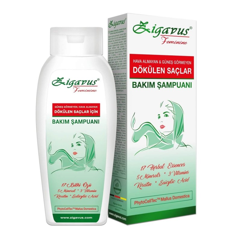 Zigavus Kapalı Saçlar İçin Bakım Şampuanı 250 ml