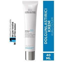 La Roche Posay Hyalu B5 Rich Cream Kuru Ciltler için Dolgunlaştırıcı Krem 40 ml (S.K.T 12-2023)