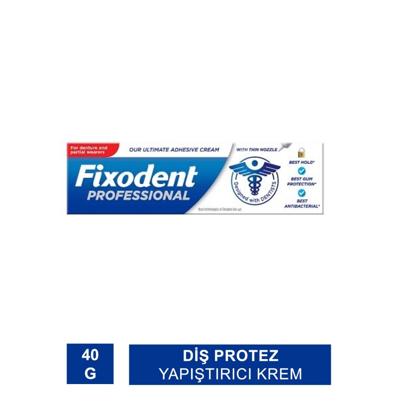 Fixodent Professional Diş Protez Yapıştırıcı Krem 40 g Fixodent Professional Diş Protez Yapıştırıcı Krem 40 g