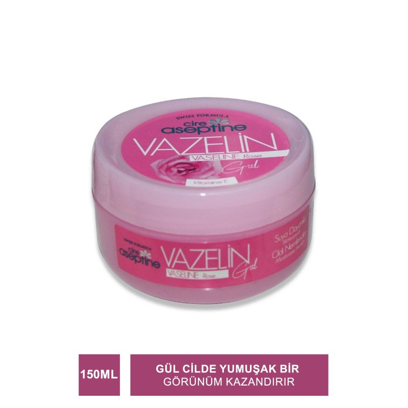 Cire Aseptine Gül Vazelin 150 ml