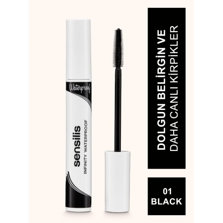 Sensilis Infinity Waterproof Mascara 01 ( Black ) 14 ml