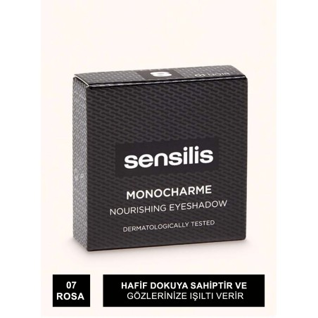 Sensilis Monocharme Nourishing Eyeshadow Göz Farı 07 ( Rosa ) 3g