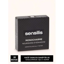 Sensilis Monocharme Nourishing Eyeshadow Göz Farı 08 ( Beige ) 3g