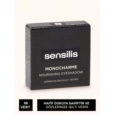 Sensilis Monocharme Nourishing Eyeshadow Göz Farı 09 ( Vert ) 3g