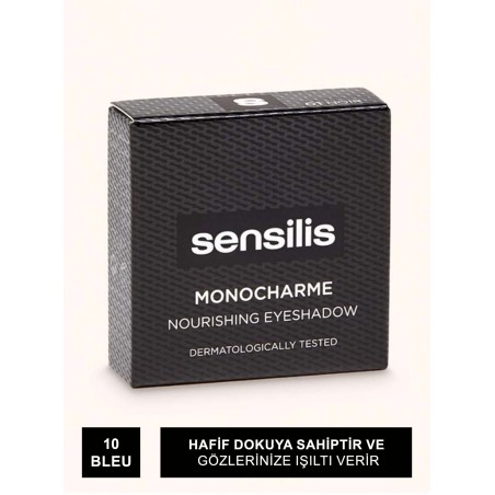 Sensilis Monocharme Nourishing Eyeshadow Göz Farı 10 ( Bleu ) 3g