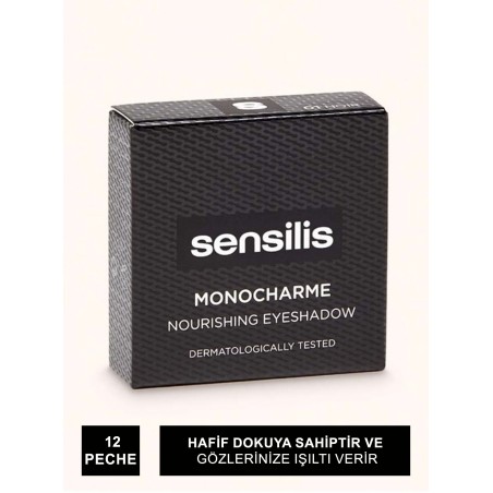 Sensilis Monocharme Nourishing Eyeshadow Göz Farı 12 ( Peche ) 3g