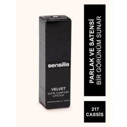 Sensilis Velvet Satin Comfort Lipstick Ruj 217 ( Cassis ) 3,5 ml