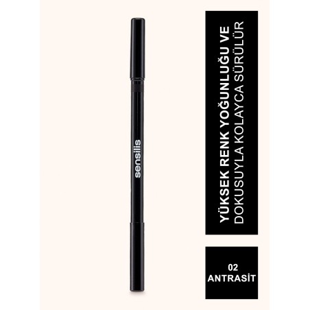 Sensilis Perfect Eyes Eye Pencil Göz Kalemi 02 ( Antrasit ) 1,05g