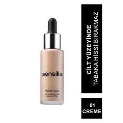 Sensilis Velvet Skin Antiaging Serum Fondöten 01 ( Creme ) 30 ml