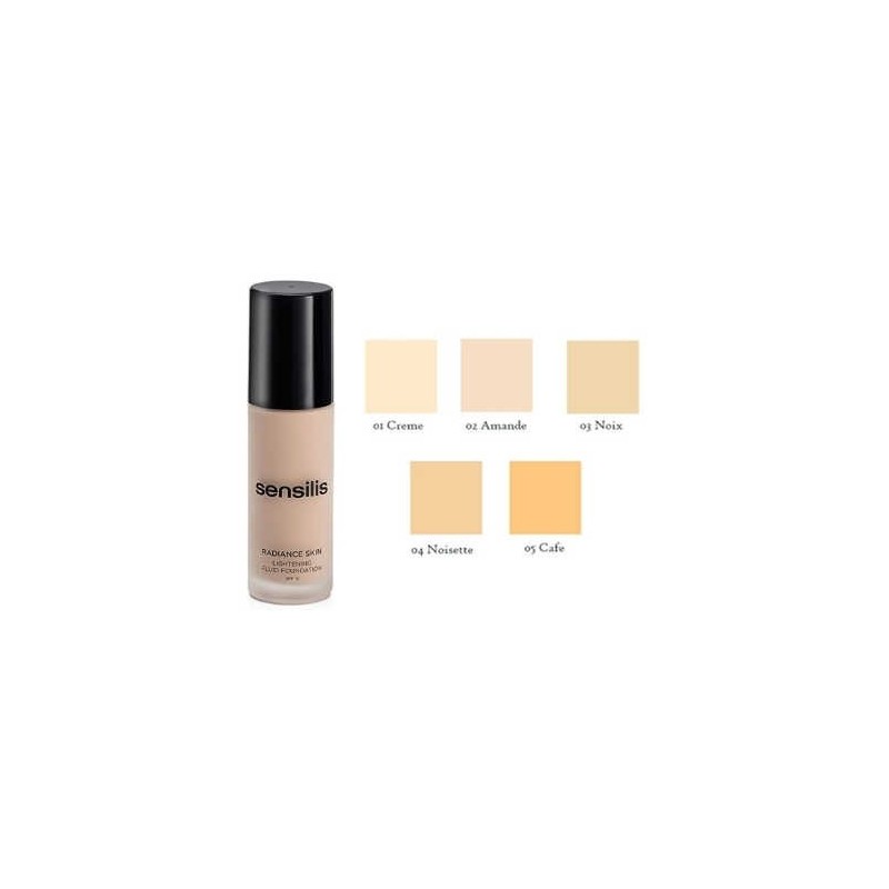 Sensilis Radiance Skin Lightening Fluid Fondöten Spf15 03 ( Noix ) 30 ml