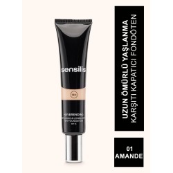Sensilis Neverending Antiaging & Longlasting Fondöten Spf15 01 ( Amande ) 30 ml