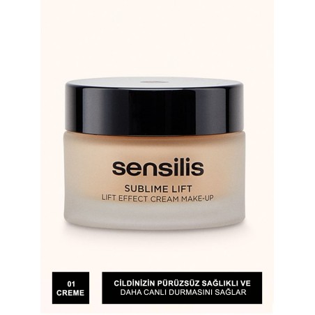 Sensilis Sublime Lift Effect Cream Make Up Fondöten 01 ( Creme ) 30 ml