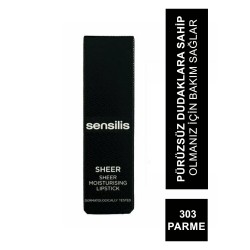 Sensilis Sheer Moisturizing Lipstick Ruj 303 ( Parme ) 3,5 ml