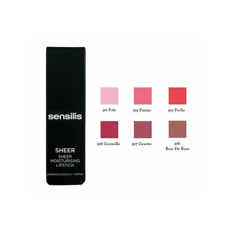 Sensilis Sheer Moisturizing Lipstick Ruj 308 ( Bois De Rose ) 3,5 ml