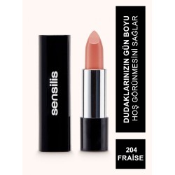 Sensilis Velvet Satin Comfort Lipstick Ruj 204 ( Fraise ) 3,5 ml