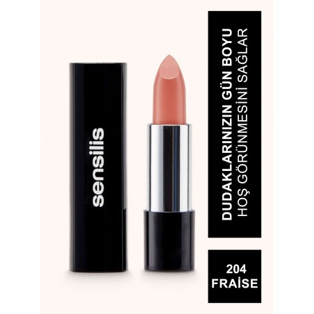 Sensilis Velvet Satin Comfort Lipstick Ruj 204 ( Fraise ) 3,5 ml