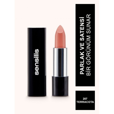 Sensilis Velvet Satin Comfort Lipstick Ruj 207 ( Terracota ) 3,5 ml