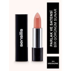 Sensilis Velvet Satin Comfort Lipstick Ruj 211 ( Grenadine ) 3,5 ml
