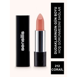 Sensilis Velvet Satin Comfort Lipstick Ruj 212 Corail 3,5 ml