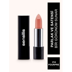 Sensilis Velvet Satin Comfort Lipstick Ruj 214 ( Pourpre ) 3,5 ml