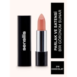 Sensilis Velvet Satin Comfort Lipstick Ruj 216 ( Chocolat ) 3,5 ml