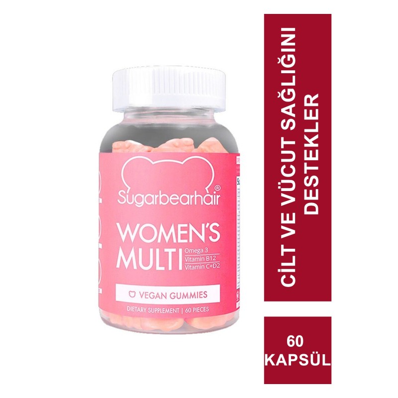 Sugarbear Women's Multi Vitamin 60 Kapsül