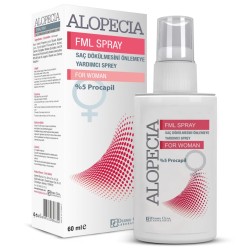 Dermo Clean Alopecia Anti Hair Loss FML Sprey ( Saç Dökülme Önleyici Sprey ) for Women 60 ml