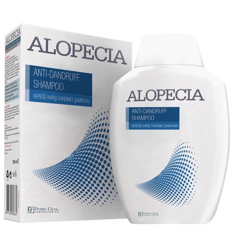 Dermo Clean Alopecia Anti Dandruff Shampoo ( Kepeğe Karşı Yardımcı Şampuan ) 300 ml