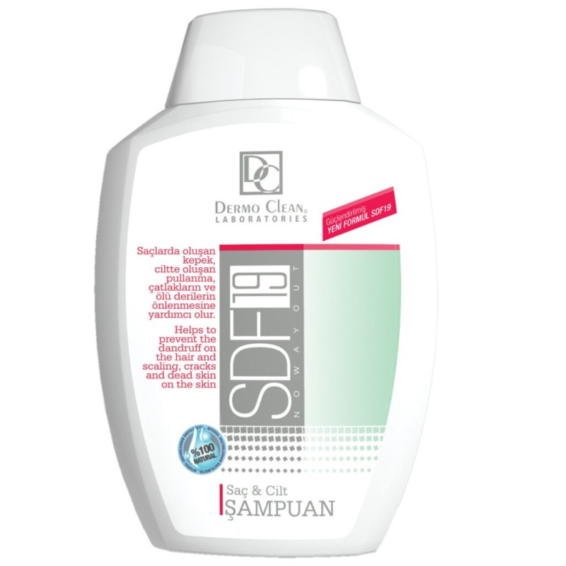 Dermo Clean SDF19 Saç ve Cilt Şampuanı 300 ml Dermo Clean SDF19 Saç ve Cilt Şampuanı 300 ml