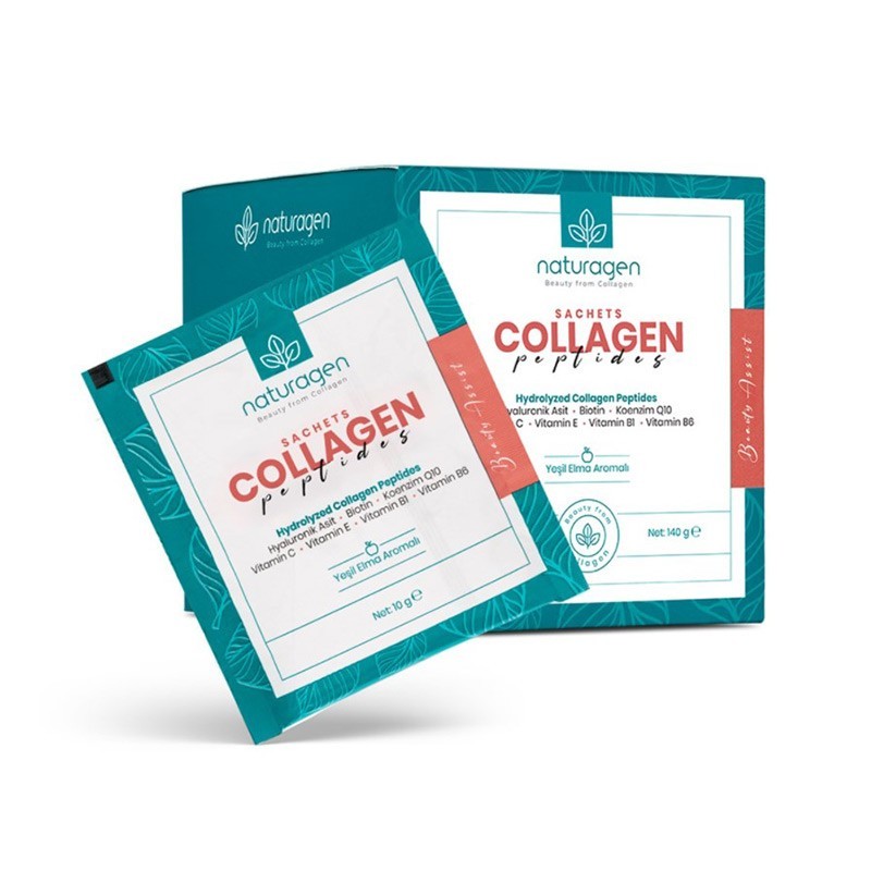 Naturagen Beauty Assist Collagen Peptides ( Yeşil Elma Aromalı ) 14 x 10 g Saşe Naturagen Beauty Assist Collagen Peptides ( Yeşil Elma Aromalı ) 14 x 10 g Saşe