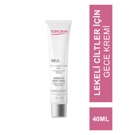 Topicrem Mela Corrective Night Cream ( Leke Karşıtı Gece Kremi ) 40ml