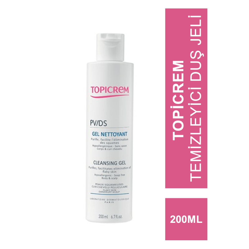 Topicrem PV/DS Cleansing Gel 200 ml