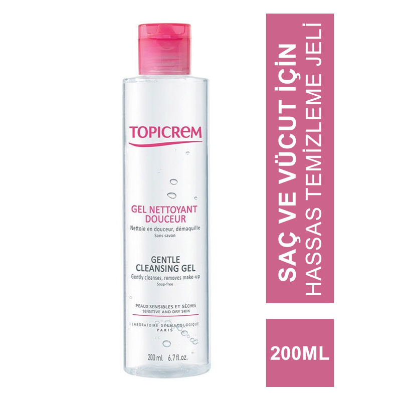 Topicrem Gentle Cleansing Gel 200 ml