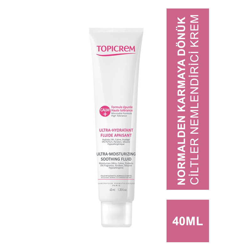 Topicrem Calm+ Ultra Moisturizing Soothing Fluid 40 ml
