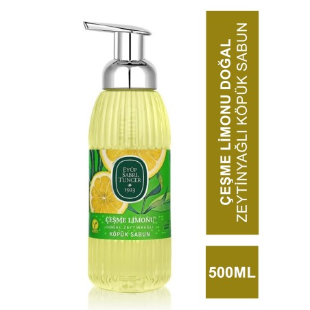 Eyüp Sabri Tuncer Çeşme Limonu Doğal Zeytinyağlı Köpük Sabun 500 ml